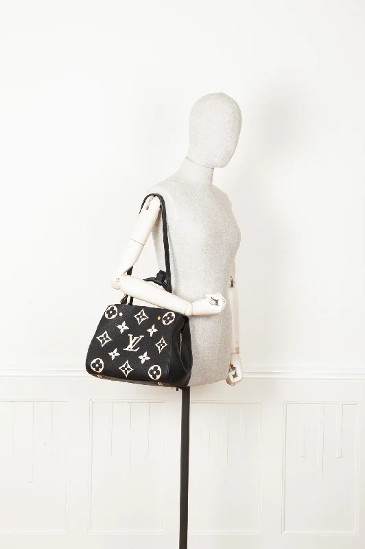 Ladies Louis Vuitton shoulder bags with a wide - width strap for comfortLOUIS VUITTON Montaigne MM Bag MNG