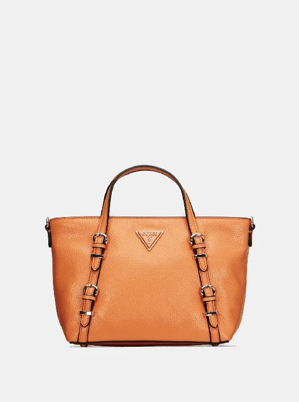 Guess bags with sleek and stylish silhouettesOrange Levia Mini Satchel Bag