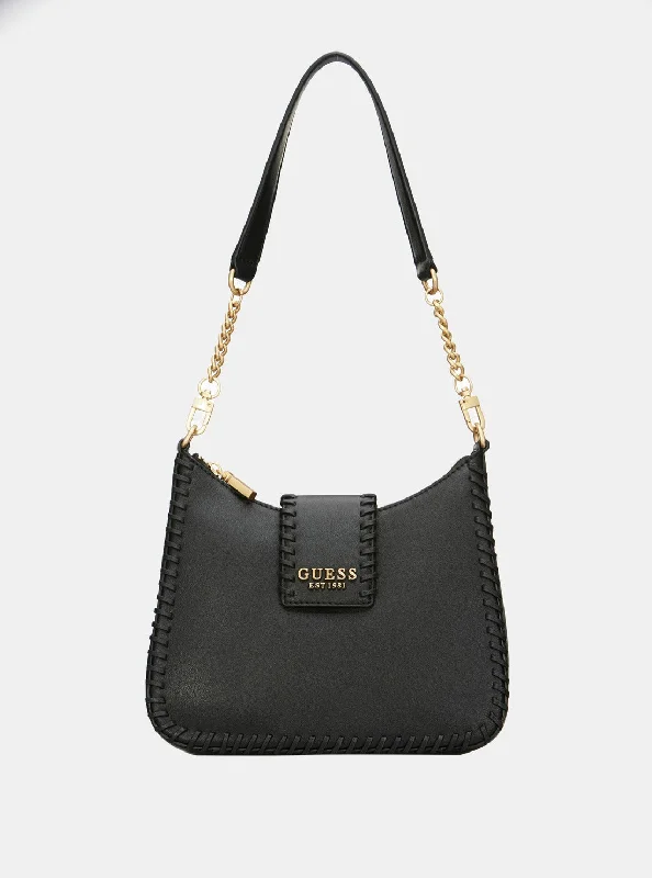 Guess bags with bold geometric printsBlack Libera Hobo Bag