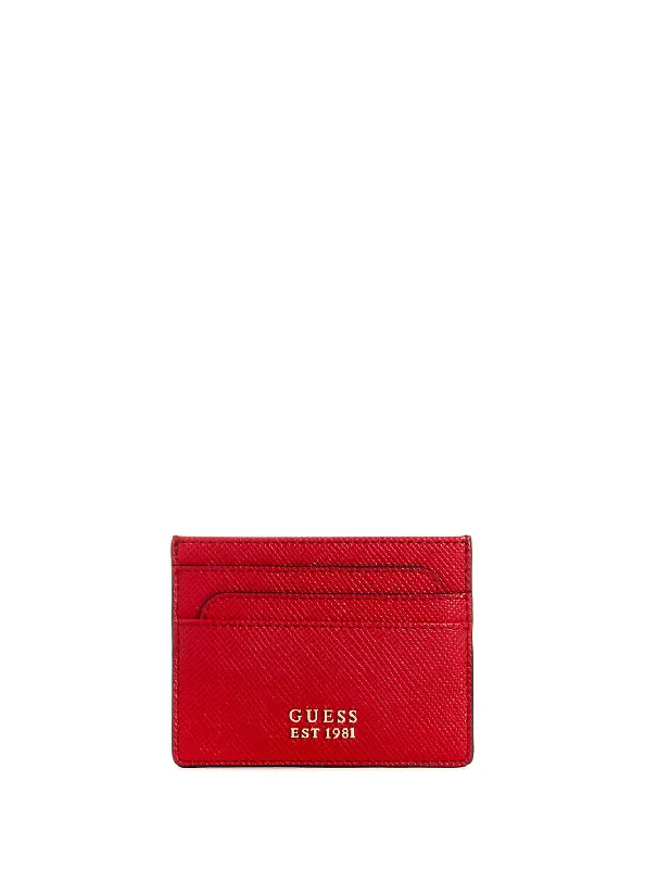 Guess bags for women in 2025 fashion trendsRed Laurel Card Holder