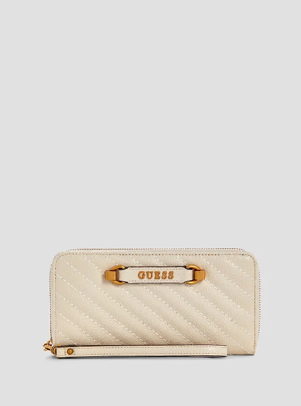 Guess bags perfect for a night on the townBeige Sela Large Wallet