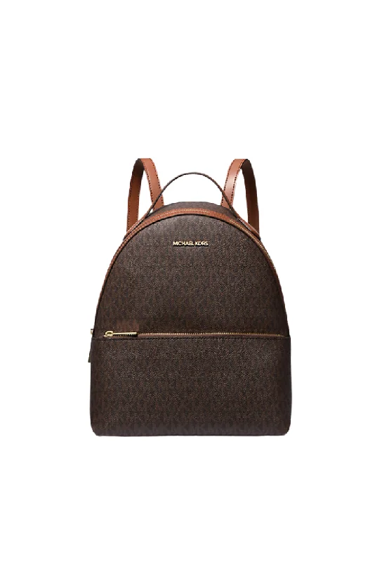 Michael Michael Kors Bags for housewarming parties to carry small gifts( PREORDER ) Michael Kors Sheila Medium Logo Backpack In Brown 35F3G6HB6B