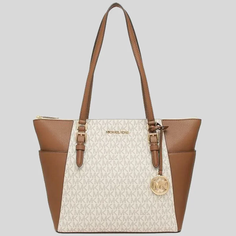 Michael Michael Kors Bags for weddings as a stylish accessoryMichael Kors Charlotte Tote In Signature Canvas Vanilla 35T0GCFT3B