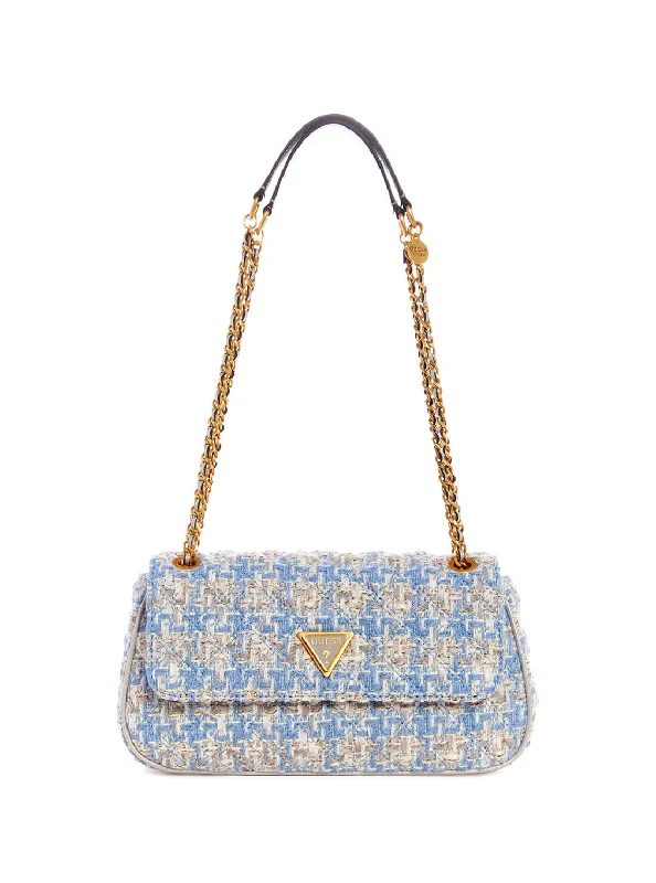 Guess handbags for casual wearLight Blue Giully Convertible Crossbody Bag