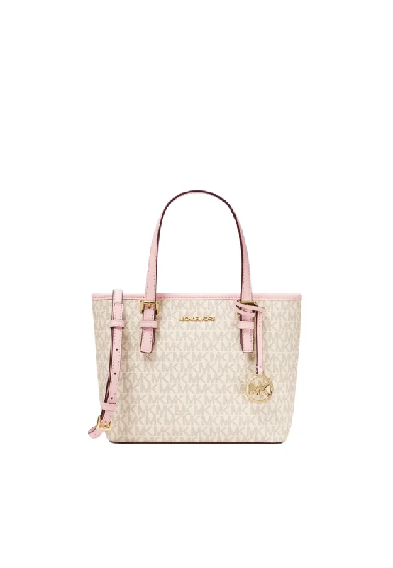 Michael Michael Kors Bags for cruise vacations with a nautical - inspired lookMichael Kors Jet Set Travel Tote Bag Extra Small Top Zip in Powder Blush 35T9GTVT0B