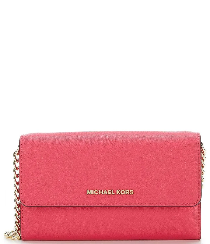 Michael Michael Kors Bags for safari trips in a durable and earth - toned styleMICHAEL Michael Kors Jet Set Travel Large Phone Cross-Body Bag