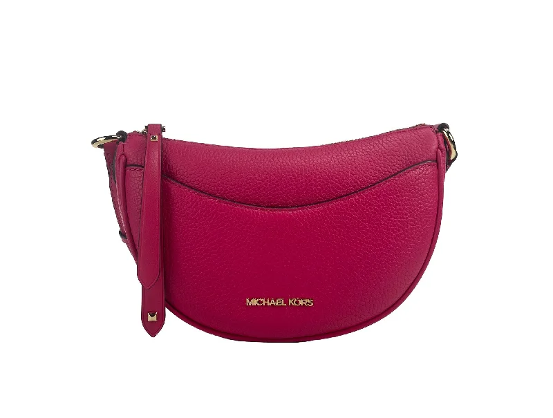 Michael Michael Kors Bags for career transitions to boost confidenceMichael Kors Dover Small Pink Half Moon Crossbody Bag Purse