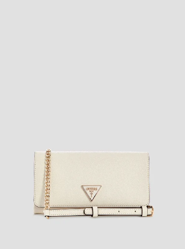 Guess bags for women who prefer practical fashionWhite Noelle Crossbody Organiser