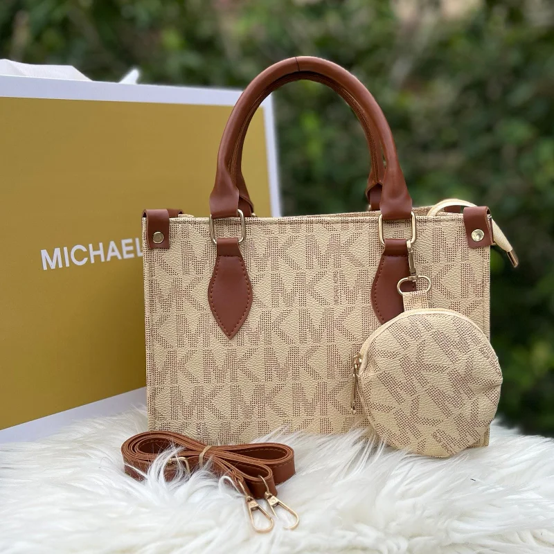 Michael Michael Kors Bags for solo travelers for a sense of luxury on the goMichael Kors 2-Piece Handbag Set (Beige)