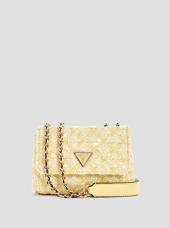 Guess toteYellow Giully Crossbody Bag