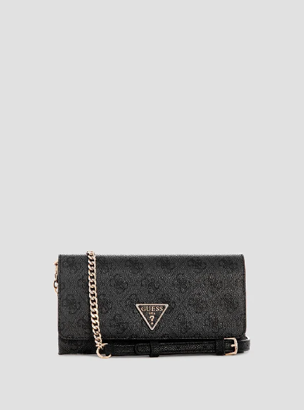 Guess bags with contrasting color accentsBlack Logo Noelle Crossbody Bag