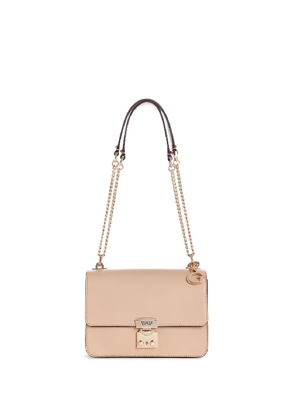 Guess bags for those who love pop culture fashionBeige Eliette Crossbody Bag