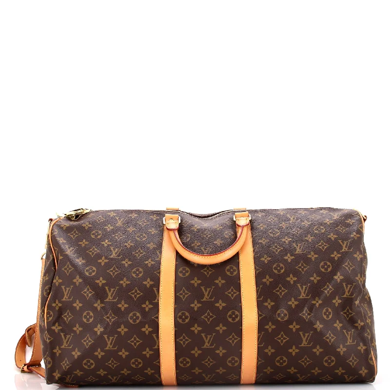 Keepall Bandouliere Bag Monogram Canvas 55