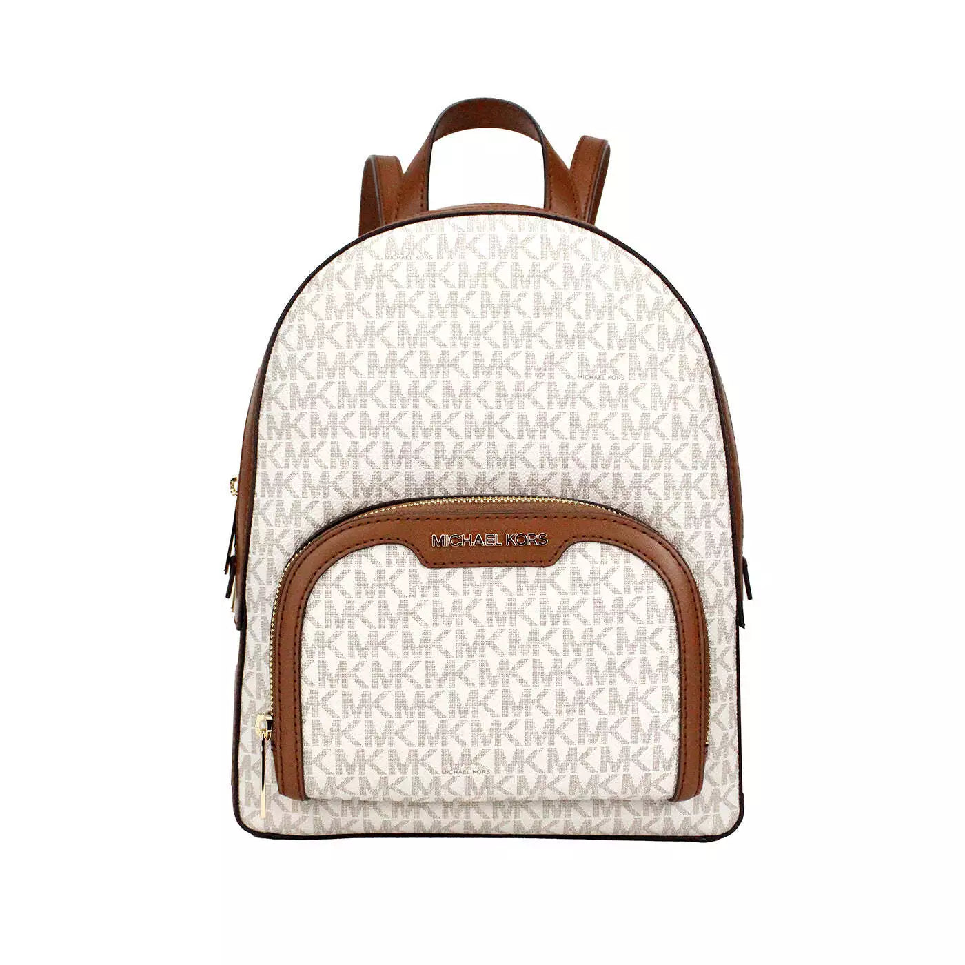 Michael Michael Kors Bags for couples traveling together in a coordinated styleMichael Kors Jaycee Medium Vanilla Signature Backpack