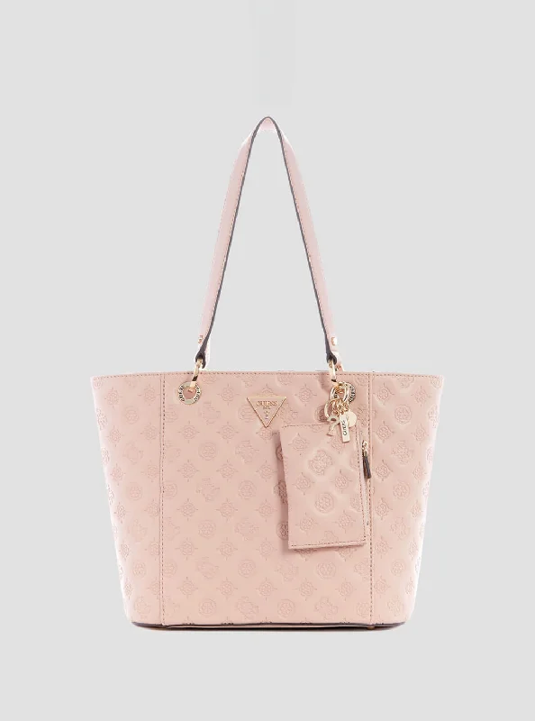 Guess handbagsLight Pink Noelle La Femme Small Tote Bag