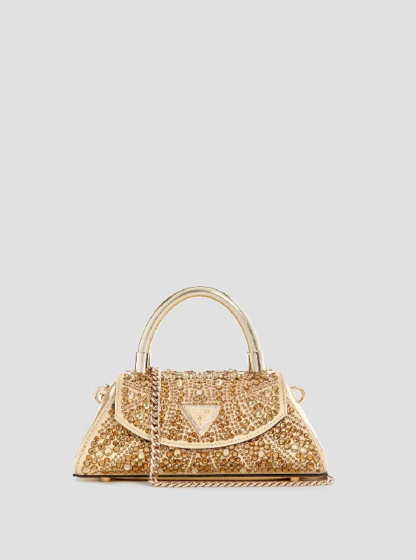 Guess bags for fashion-forward womenGold Beauvoir Top Handle Bag