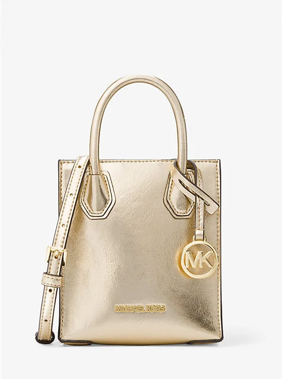 Michael Michael Kors Bags for spa days with a compartment for toiletriesMichael kors Mini Mercer Patent crossbody bag-Gold