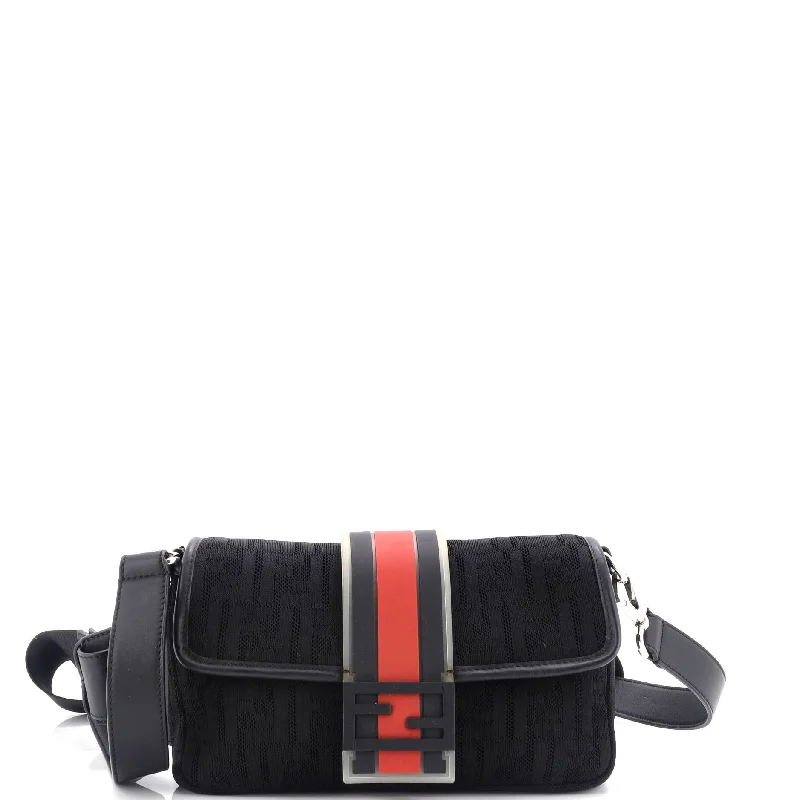 Baguette Convertible Belt Bag Zucca Mesh with Nylon and Rubber