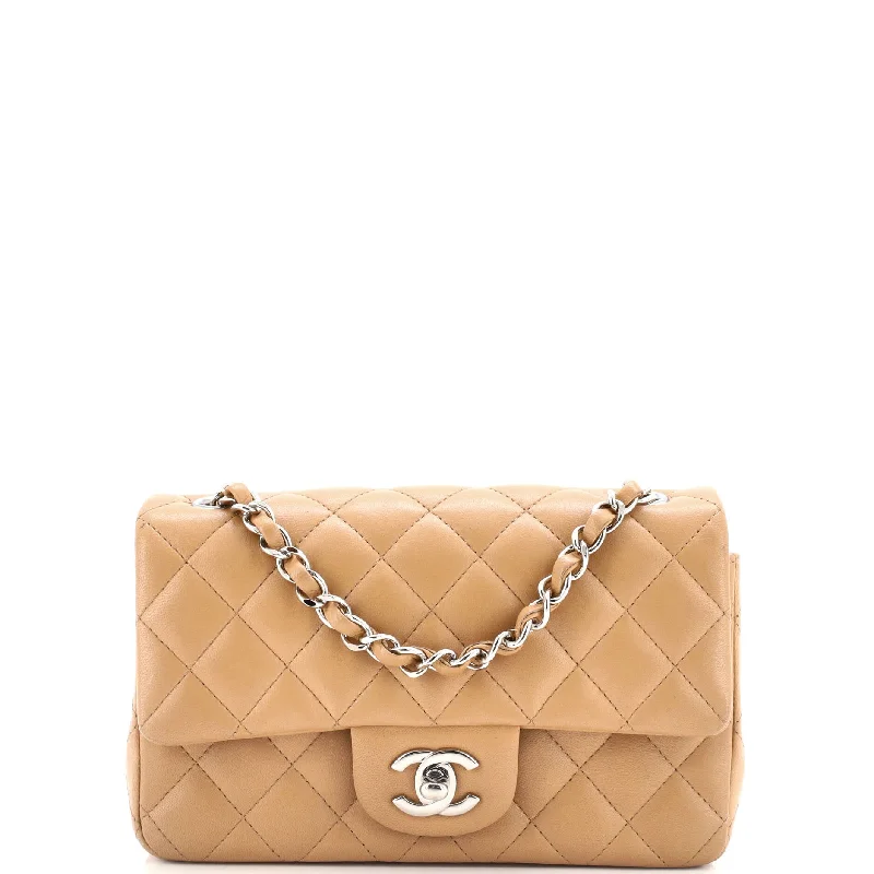 Classic Single Flap Bag Quilted Lambskin Mini