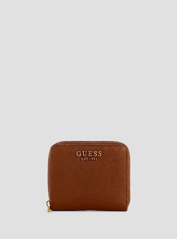 Guess bags with color-blocking designBrown Malva Small Wallet