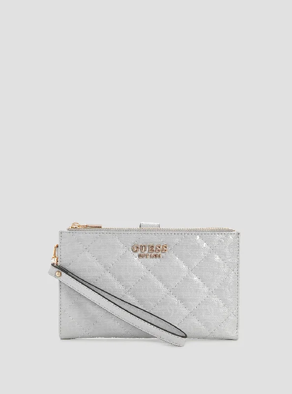 Guess bags for the young, fashion-conscious womanGrey Laurel Organiser Wallet