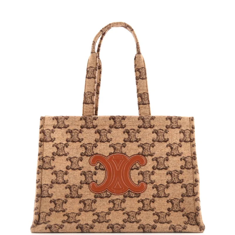 Cabas Thais Tote Triomphe Wool Large