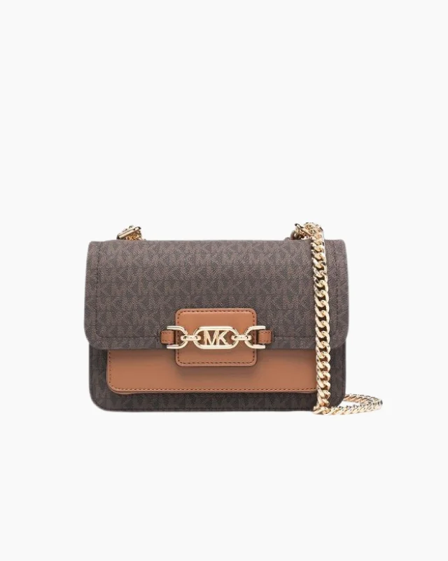 Michael Michael Kors Bags for influencers to carry at eventsMichael Kors Logo-Print Front-Flap Leather Bag