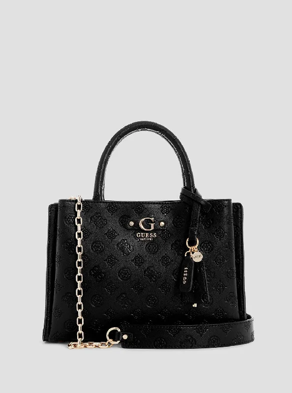 Guess bags with stylish buckle closuresBlack Gerty Girlfriend Satchel Bag