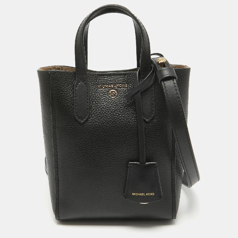 Michael Michael Kors laptop bags for professionals on the goBlack Leather Extra Small Sinclair Tote