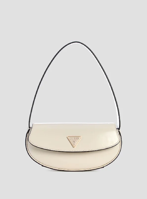 Guess bags perfect for a quick weekend getawayWhite Arnela Shoulder Bag