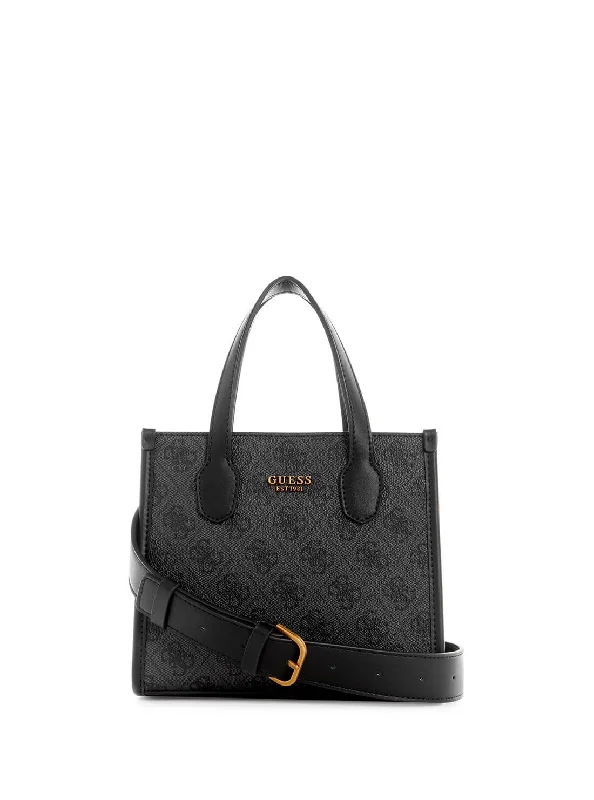 Guess bags perfect for vacationsBlack Silvana Dual Mini Tote Bag