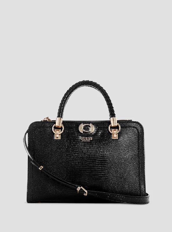 Guess bags for women on saleBlack Orlina Satchel Bag