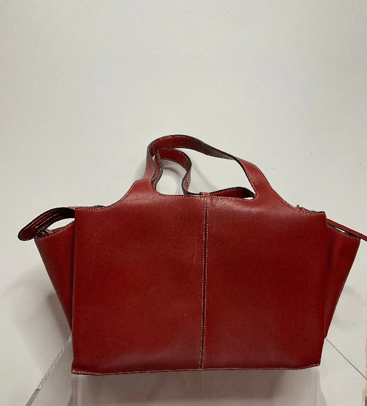 Easy - to - Clean Celine Bags for Busy LifestylesCeline Red Tri-Fold Bag