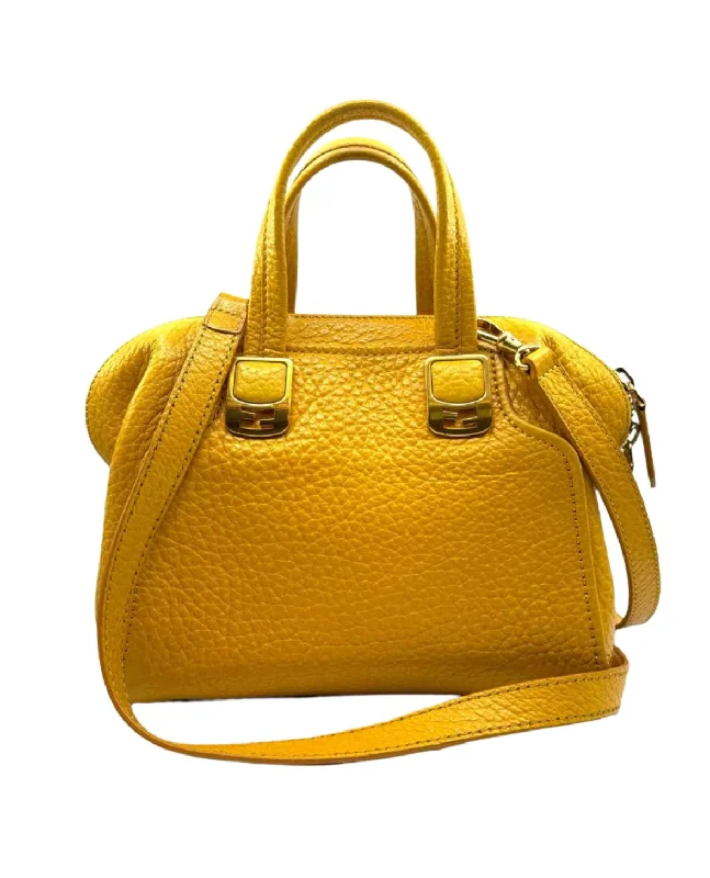 Ladies Fendi shoulder bags with a detachable phone stand for hands - free viewingFENDI Chameleon Handbag