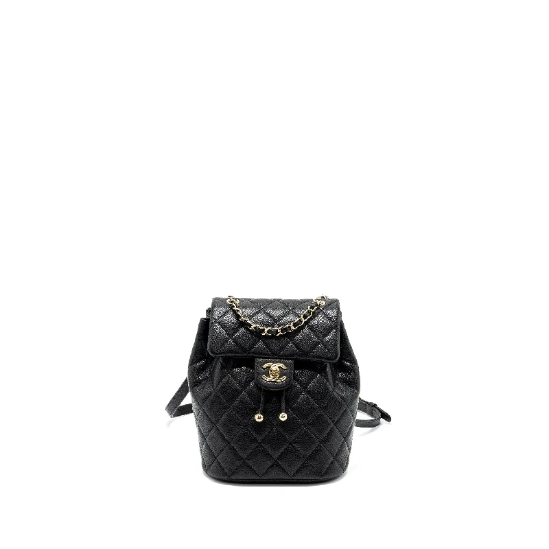 Chanel Black Handbag for Business MeetingsChanel 23s mini Backpack Caviar Black LGHW (Microchip)