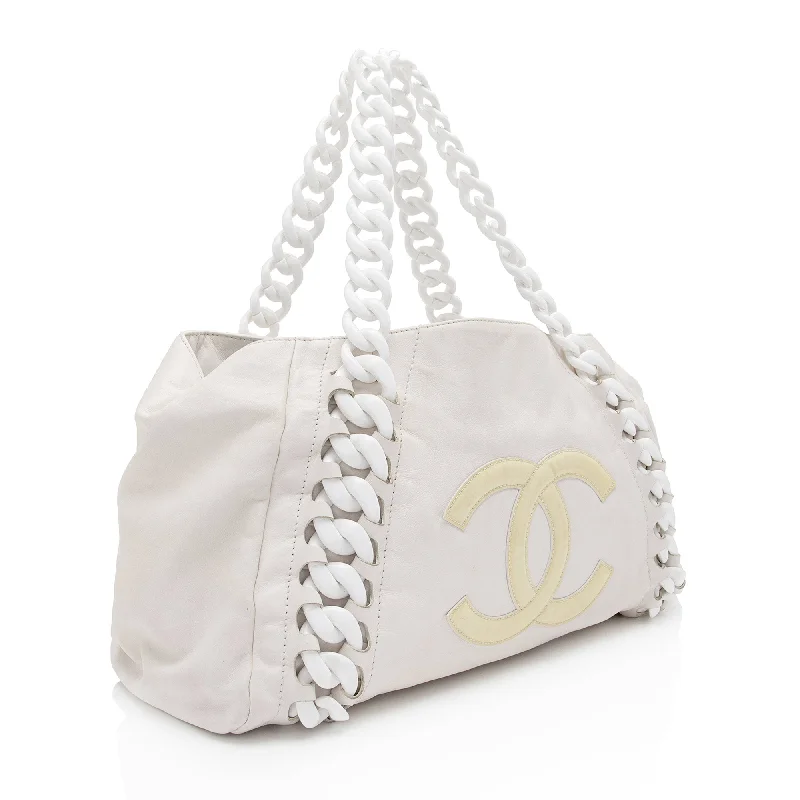 Chanel Chain Strap Handbag for Everyday UseChanel Calfskin Modern Chain CC Large Tote (ovDAqu)