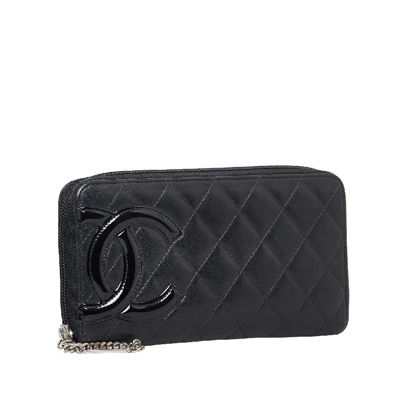 Chanel bags with gold, silver, and pearl accentsChanel Cambon Ligne Zip Around Wallet (yMf4tk)