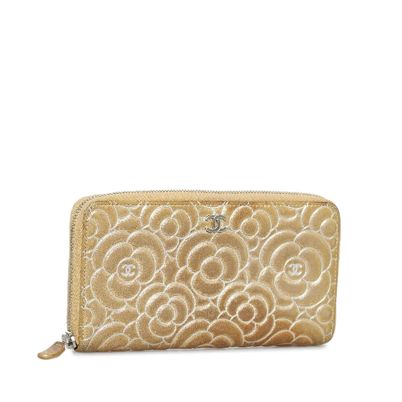 Chanel Limited Edition Handbag for CollectorsChanel Camellia Zip Around Wallet (S4iHUM)