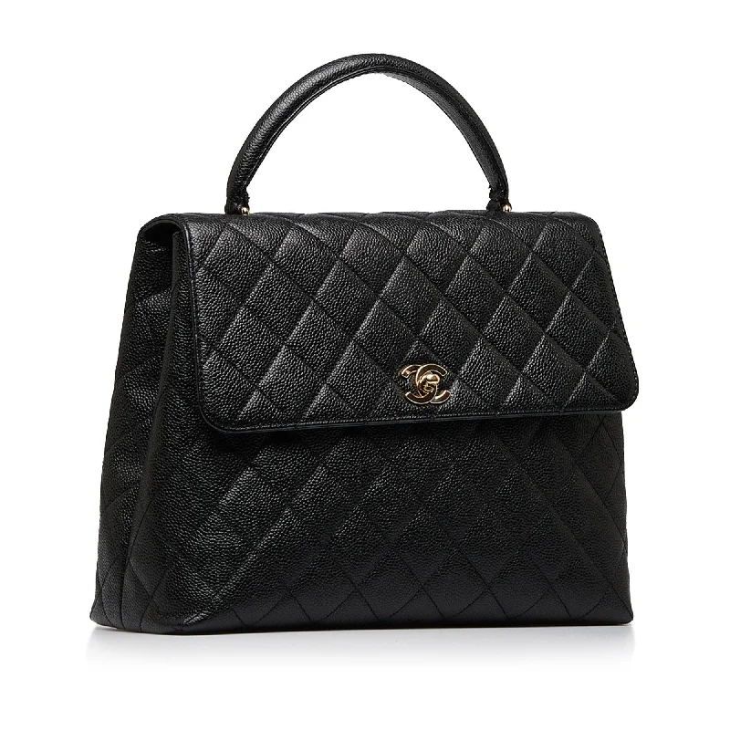 Chanel bags for women who love timeless fashionChanel Caviar Kelly Top Handle (G1RZGN)