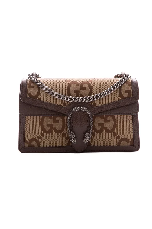 Chanel bags with intricate metal hardwareJumbo GG Dionysus Small Flap Bag