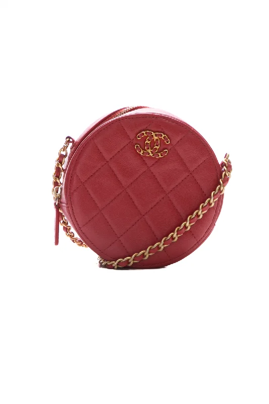 Chanel bags available in bold colors and patternsChain Infinity Round Bag