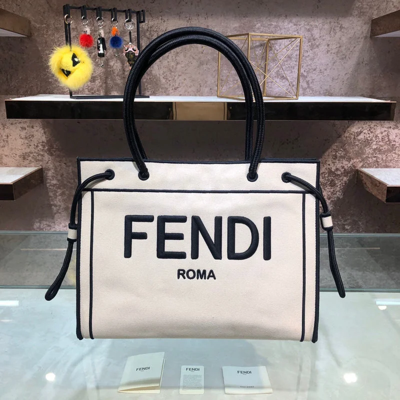 Ladies Fendi Peekaboo bags with a back - pocket organizer for better organizationfendi luxury-Totes - FDI Bags - 177